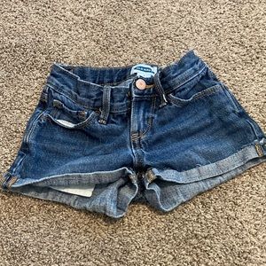 Girls Old navy jean shorts , size 7